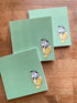 Sticky Notepad : Opossum Possum in Banana Notepad, Art, Stationary, Wildlife Lover, Animal Rehab, Cute, Gift