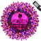Orange and Purple Halloween Lights, 82ft 200 LED String Lights with 8 Modes, Waterproof Plug in for Halloween Party