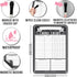 Hadley Designs Magnetic Chore Chart for Kids and Families – Reusable Dry Erase Responsibility Board, 12x17