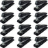 Clipco Stapler Black Full Desk Size with 2000 Staples (12-Pack)