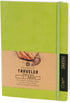 Pentalic 6" x 8" Olive Green Pocket Sketchbook Traveler Journal, 160 Pages