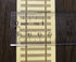 ChromaLabel 1-1/2 inch Tan Railroad Track Tape with Brown Rail Imprint, 400 inch Roll