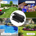 BN-LINK Outdoor Extension Cord Safety Cover, Weather Resistant Seal Housing with 4 Latches, Waterproof IP44, Black, 1