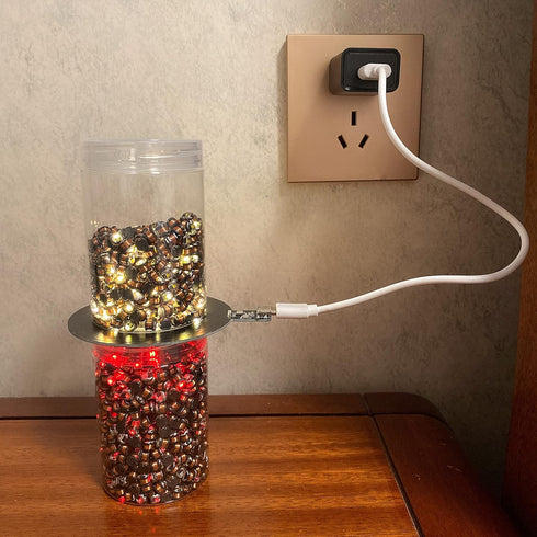Taidacent Wireless LED Uplights, Coil Inductive PCB Charger Pad, Magnetic Levitating Floating Charging Station Type C