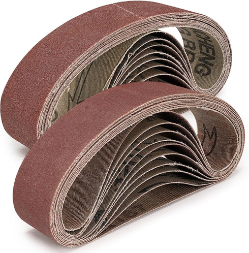 20 Pack Replacement Knife Sharpener Sanding Belt 1.2" x 13" - 120/240/400/800/1000 Grit Aluminum Oxide