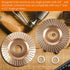 Upgraded 3PCS Wood Carving Disc Set for 4" or 4 1/2" Angle Grinder, Grinding Wheel Shaping Disc for Wood Cutting