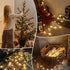Lights,10FT 30 Lights,8 Globe String LED Decorative Christmas Modes Crystal Crackle Ball Lights,USB Twinkle Fairy
