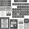 Hadley Designs Black and White Classroom Calendar Set, Bulletin Board Sets for Teachers, School Calendar for Classroom