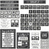 Hadley Designs Black and White Classroom Calendar Set, Bulletin Board Sets for Teachers, School Calendar for Classroom