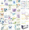 Decorably 50 Pack Gold Foiled 4x6in Thank You Cards for Funeral with