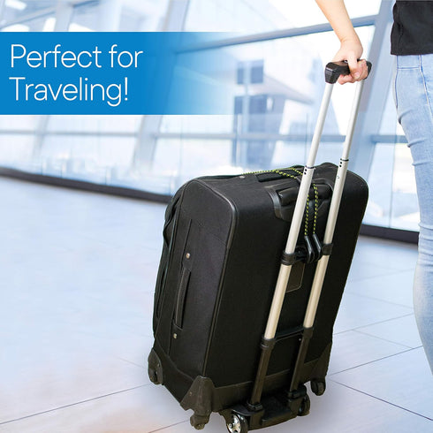 RMS Folding Luggage Cart - Lightweight Aluminum Collapsible Dolly for Travel, Moving, Office Use