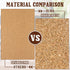 Ctosree 24 Pack Cork Board Tiles 12 x 12 Thick Self Adhesive Bulletin Board for Office School Home Decoration