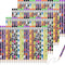 Yexiya 120 Pieces Halloween Pencil Bulk - Cute Wooden Pencils with Eraser and Assorted Patterns for Kids