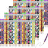 Yexiya 120 Pieces Halloween Pencil Bulk - Cute Wooden Pencils with Eraser and Assorted Patterns for Kids