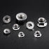 SG TZH 5/16-18 100Pcs 304 18-8, Serrated Flange Hex Lock Nuts Stainless Steel Full Thread, Hex Drive, Bright Finish by