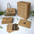 T&M Quality Designs LLC 150 10 4x6 Inch Thank You Cards with Matching Brown Kraft Envelopes and Stickers - Elegant