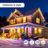 100 Count Multicolor Incandescent Christmas Lights White Wire String Light Indoor Outdoor Tree Garland Holiday Wedding