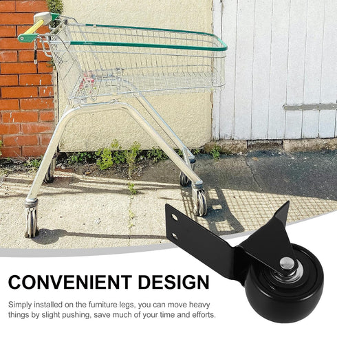 Garneck Heavy Duty Iron Suitcase Replacement Caster Wheels for Luggage and Home Furniture Smooth Rolling Cart Wheel