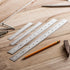 Mr. Pen Machinist Ruler, 4 Pack (6, 8, 12, 14 inch), Stainless Steel Metric Ruler with Millimeter Measurements