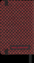Moleskine Limited Edition Notebook, Holiday Shine Box, Extra Small, Metallic Red, Hard Cover