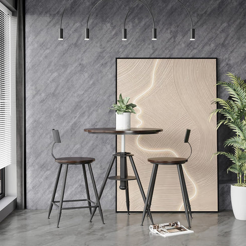 16" 118" Thick Dark Grey Concrete Contact Paper - 3D Removable Peel and Stick Wallpaper for Kitchen Island Walls