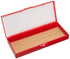 Heathrow Scientific HEA15996B Red Cork Lined Microscope Slide Box, 50 Place, 8.3" x 3.38" x 1.25"