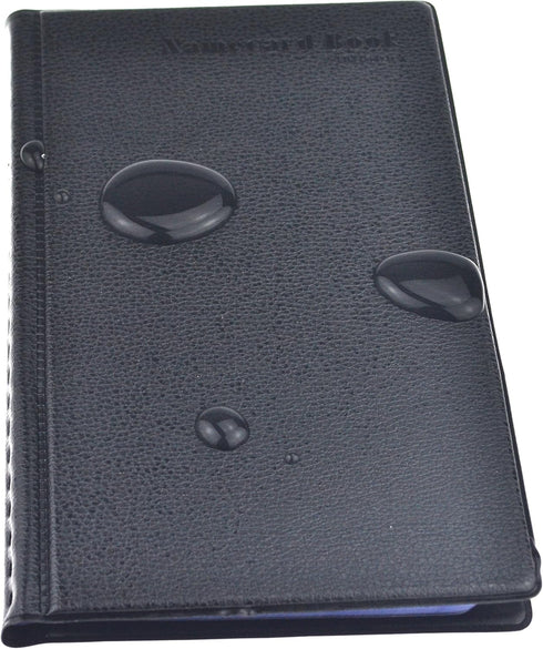 SAMYO Business Card Book Holder - Professional Office Organizer Holds 240 Cards, Black