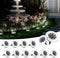 SOLPEX Solar Ground Lights, 12 Pack Solar Lights Outdoor Waterproof, 8 LED