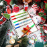 Cholemy 36 Sets Christmas Notepad Holiday Ballpoint Pens with Ribbon, Winter Holiday Theme Sticky Note Set