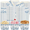 Blue Floral Treat Snack Cups - 50 Pcs Blue and White Chinoiserie