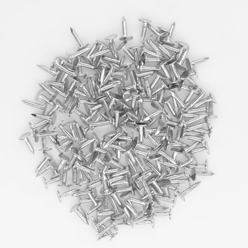 Steel Roofing Felt Nails (200pcs) - 0.59 Inch Roofing Felt Pins for Shed Roof and Slate Boards
