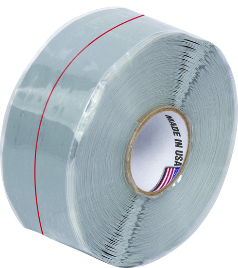 Flame Resistant High Temperature Self-fusing Silicone Electrical Insulation Tape, 1 in x 30 ft