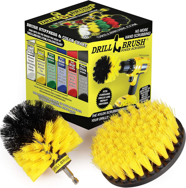 Bathroom Cleaning Tools - Drill Brush Attachment Set, Scrub Brush for Shower, Tile Cleaner
