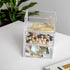 Martha Stewart Brody Desktop Storage Organizer, Stack and Slide Plastic Tray, Clear Organizer for Office, Kitchen,
