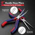 WORKPRO 2-Piece 6" Mini Needle Nose Pliers Set, Long Nose Pliers, Bent Nose Pliers with Comfort Grip Handles, For Wire Wrapping, Handmade Craft by WORKPRO