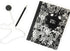 Office Werks Secure Ballpoint Pen with Chain - 4 Pens with 26" Ball Chain, Rubber Grip, Black Ink, Desk Holder