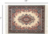 Beautiful Oriental Rug Style Mousepad, Beige Miniature Carpet Computer Mouse Pad, Non-Slip