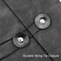 VANRA Vertical PU Leather Envelope File Folders, Expanding Document Holder for A4 Letter Size Paper, Black