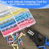Qibaok 320PCS Heat Shrink Bullet Connectors Kit, Female & Male Bullet Butt Terminals for Waterproof Electrical