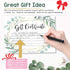 Hadley Designs 25 Eucalyptus Gold Blank Certificates, Paper Voucher for Hair & Nail Salon, Small Business Coupons