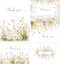 slapaflife Floral Thank You Cards With Envelopes,20Pack - 4x6 Thank You Cards