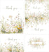 slapaflife Floral Thank You Cards With Envelopes,20Pack - 4x6 Thank You Cards