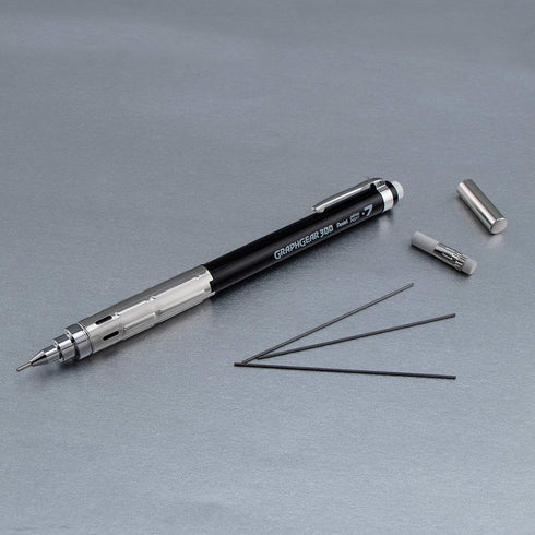 Pentel GraphGear 300 Mechanical Pencil, Box of 12, 0.7mm, Black