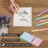 Mr. Pen Retractable Gel Pens, 6 Pack, Black Gel Pens, Gradient Color Barrels, Fine Point 0.5mm, Cute Aesthetic Pens