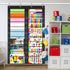 Storage Pocket Chart, Heavy Duty Wall File Organization Folder with 20 Clear Pockets for Classroom & Office