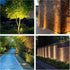 6W 12V 24V 3000K IP67 (2 Pack) JESLED Outdoor Landscape Lights, LED In Ground Well Lights, Warm White, Waterproof Low