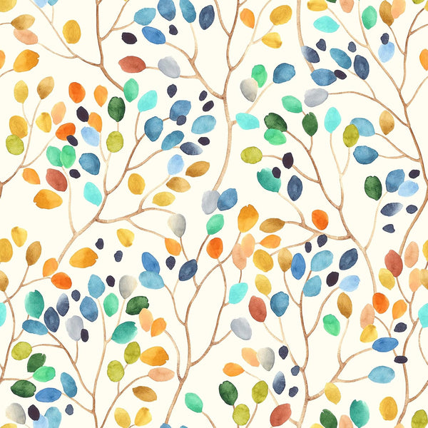 Floral Peel and Stick Wallpaper Removable Contact Paper for Nursery Home Decorations 17.7in x 118in