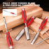 HAUTMEC 3/4" High Impact Wood Chisel, Ergonomic Handle, Beveled Edge Blade, Drop-Forged CRV Steel, HT0361