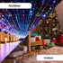 100 Count Multicolor Incandescent Christmas Lights White Wire String Light Indoor Outdoor Tree Garland Holiday Wedding
