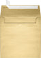 LUXPaper Square Invitation Envelopes | Peel & Press | 6" x 6" | Blonde Metallic | 81lb. Text | 50 Qty